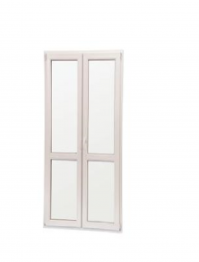 Mod. PF2B - PORTA FINESTRA 2 ANTE - PVC 