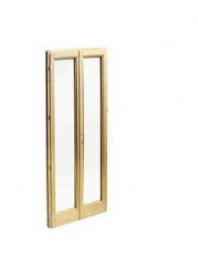 Mod. PF2PN - PORTA-FINESTRA 2 ANTE LEGNO